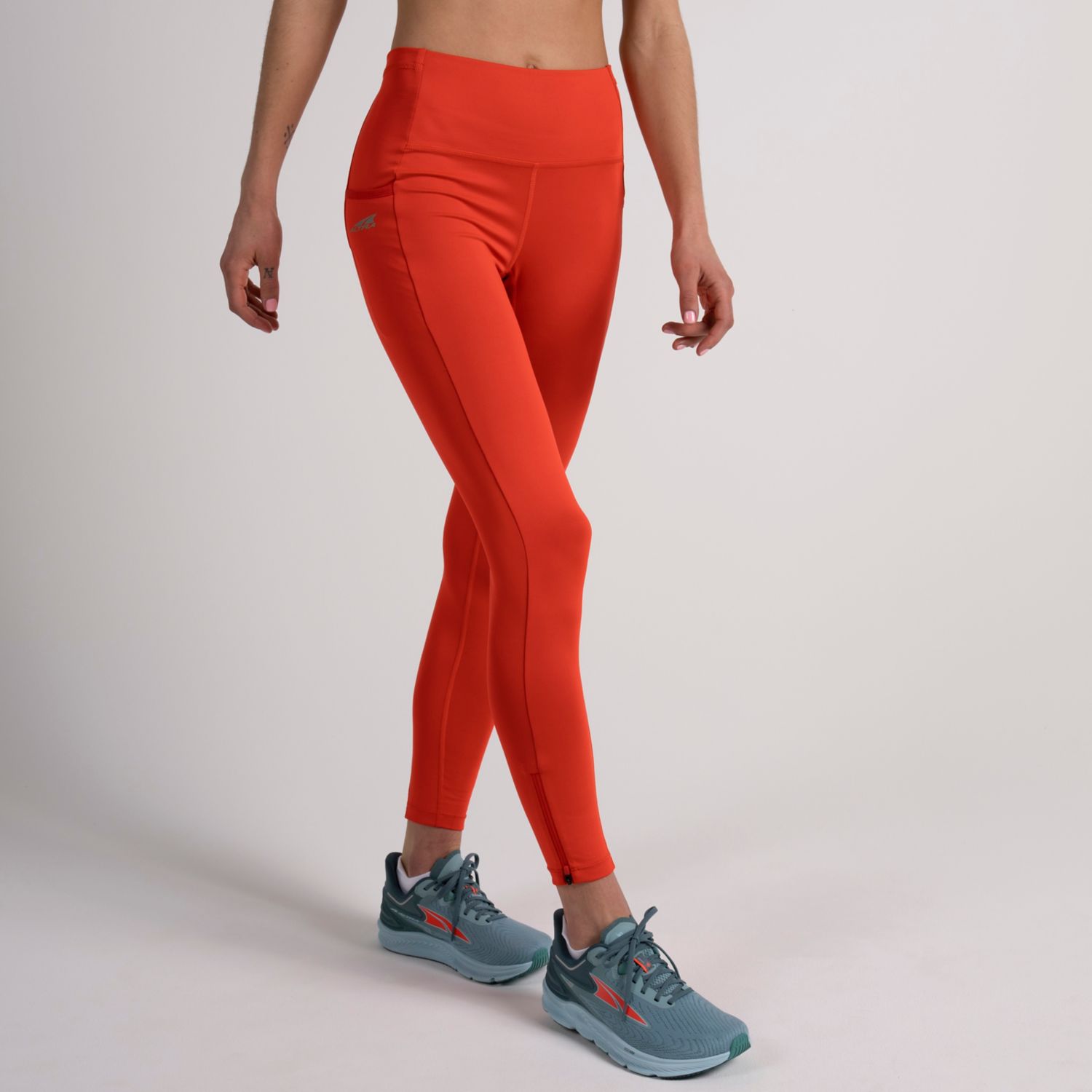 Mallas Para Correr Altra Core Crop Mujer Rojas | Costa Rica-40136259